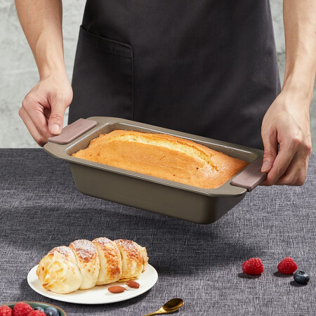 炊大皇 蛋糕模具方形 固底不粘长条吐司模 芝士蛋糕黄油面包模烘焙用品
