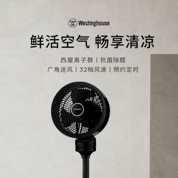 西屋（Westinghouse）电风扇空气循环扇家用静音遥控落地扇 WX-SXX45