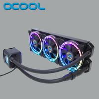 Alphacool 阿尔法酷）北极熊240 280 360 420CPU一体式DRGB幻彩水冷散热器 420-30mm