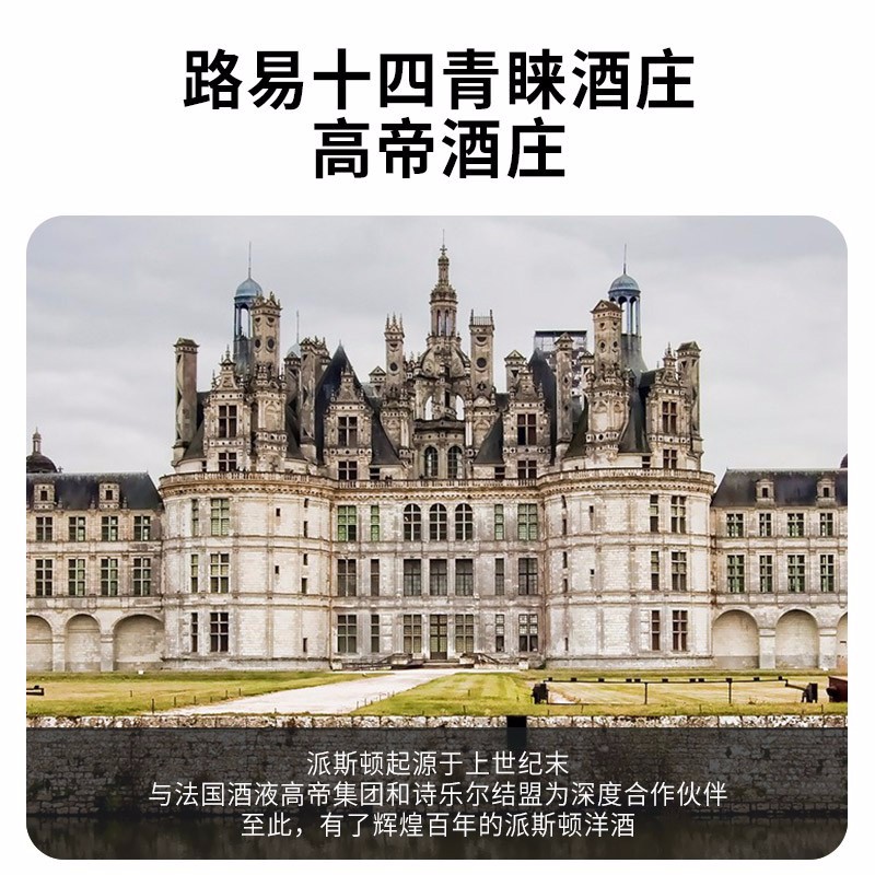 PASSTON 派斯顿 法国进口派斯顿XO白兰地金葫芦烈酒基酒洋酒40度700ml礼盒套装
