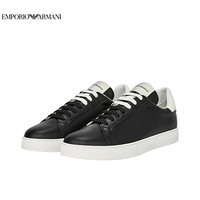 阿玛尼EMPORIO ARMANI奢侈品21春季EA男士休闲鞋 X4X316-XF527 BLACK-N642黑色 7