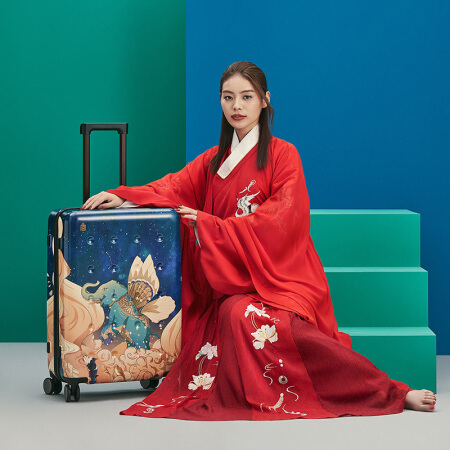上新了故宫 故宫星辰 时光旅行系列 悠行自得旅行箱 20英寸 喜鹊1个/箱