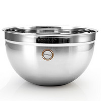 铂帝斯（BODEUX） 魔术调料盆304不锈钢盆多功能料理盆和面盆厨房储物收纳盆 5L-24cm