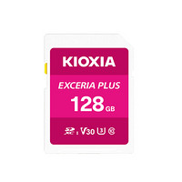 KIOXIA 鎧俠 EXCERIA PLUS 極至光速系列 SD存儲卡 128GB（UHS-I、V30、U3）
