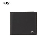 HUGO BOSS雨果博斯男士2020秋季新款钱包和卡包组合皮革配饰套装 001-黑色 ONESI