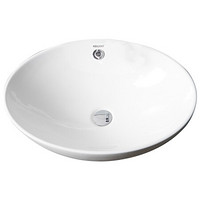 科固（KEGOO）K9023 陶瓷面盆洗手盆台上盆 浴室卫生间艺术碗盆洗脸盆 椭圆