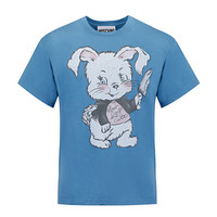 MOSCHINO 莫斯奇诺 蓝色小兔系列 短袖T恤Z A0703 0240 1301 M男款