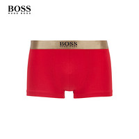 HUGO BOSS雨果博斯男士2021早春新款徽标裤腰弹力棉短裤 627-红色 XL