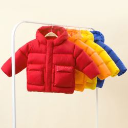 巴拉巴拉儿童羽绒服男童冬装外套2020新款宝宝童装连帽短款潮 *2件