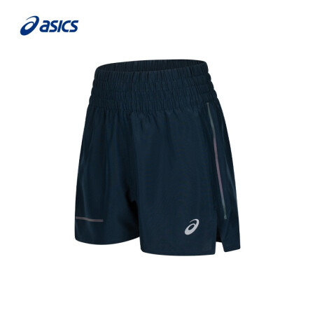 ASICS/亚瑟士 2021春夏女子短裤女 舒适女式反光跑步短裤 藏青色 S