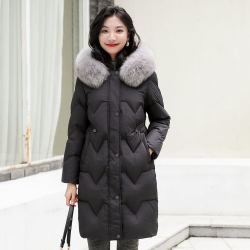 高梵20年新款冬季女式中长款羽绒服