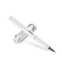 LAMY 凌美 钢笔签字笔墨水笔Safari狩猎者系列 商务办公文具礼品笔 白色 EF笔尖 单只装
