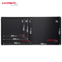 金士顿HyperX骇客电竞鼠标垫游戏垫防滑耐磨桌垫 复仇女神M(360*300*3mm)