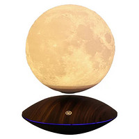 乐米 新款磁悬浮月球系列高科技3D打印创意台灯