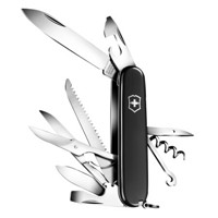 VICTORINOX 维氏 瑞士军刀都市猎人91mm(15功能)多功能折叠户外露营军刀1.3713.3黑