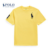 Ralph Lauren/拉夫劳伦男童 2021年春季Big Pony棉质平纹针织T恤35045 700-黄色 L