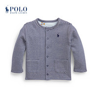 Ralph Lauren/拉夫劳伦男婴 2021年早春两面穿棉质针织开襟衫34960 400-多色 24M