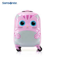Samsonite/新秀丽儿童书包卡通拉杆箱幼儿园小学生旅行箱猫咪款粉红色U22