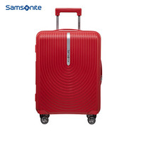 新秀丽（Samsonite）拉杆箱旅行箱行李箱时尚竖条纹男女托运箱25英寸红色KD8