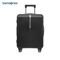 新秀丽（Samsonite）拉杆箱旅行箱行李箱时尚竖条纹男女托运箱25英寸黑色KD8