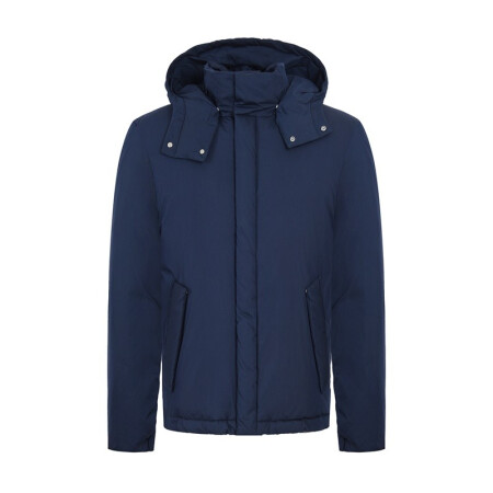 KENZO 凯卓 高田贤三 KENZO 20秋冬 男士深蓝色连帽棉服外套 FA6 5OU223 1NE 76 L码 180/88A