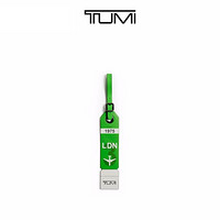TUMI/途明Travel Access系列多彩复古牛皮革个性化行李牌 0192101GRN/伦敦行李牌