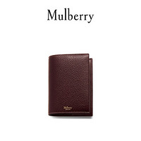 Mulberry/玛珀利春夏礼遇枣红色牛皮护照保护壳包RL4740 枣红色