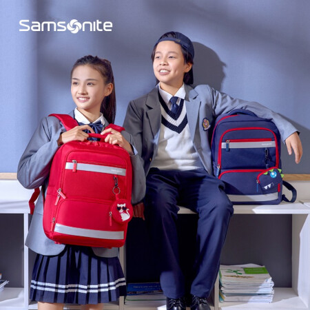 Samsonite 新秀丽 预售：Samsonite 新秀丽 健康抗菌大容量减压学生双肩包