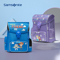 Samsonite 新秀丽 迪士尼系列小学生书包男女孩儿童书包双肩包翻盖设计背包深蓝色TU7