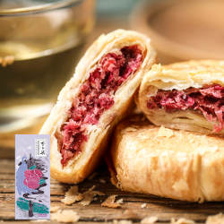 李子柒玫瑰花饼云南特产传统糕点400g