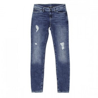 ARMANI JEANS 3Y5J065D1KZ1500 女款破洞修身牛仔长裤