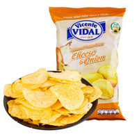 Vicente Vidal 奶酪洋葱味薯片135g 膨化休闲零食 *5件