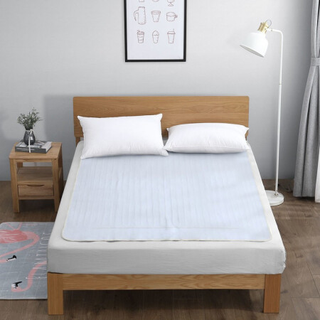 水星家纺 电热毯调温自动断电学生宿舍家用单人床 全线路安全保护调温电热毯 130cm×160cm