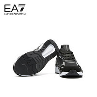 阿玛尼EA7 EMPORIO ARMANI奢侈品21春夏EA7男女士同款休闲鞋 X8X070-XK165-21S BLACK-N629黑色 8