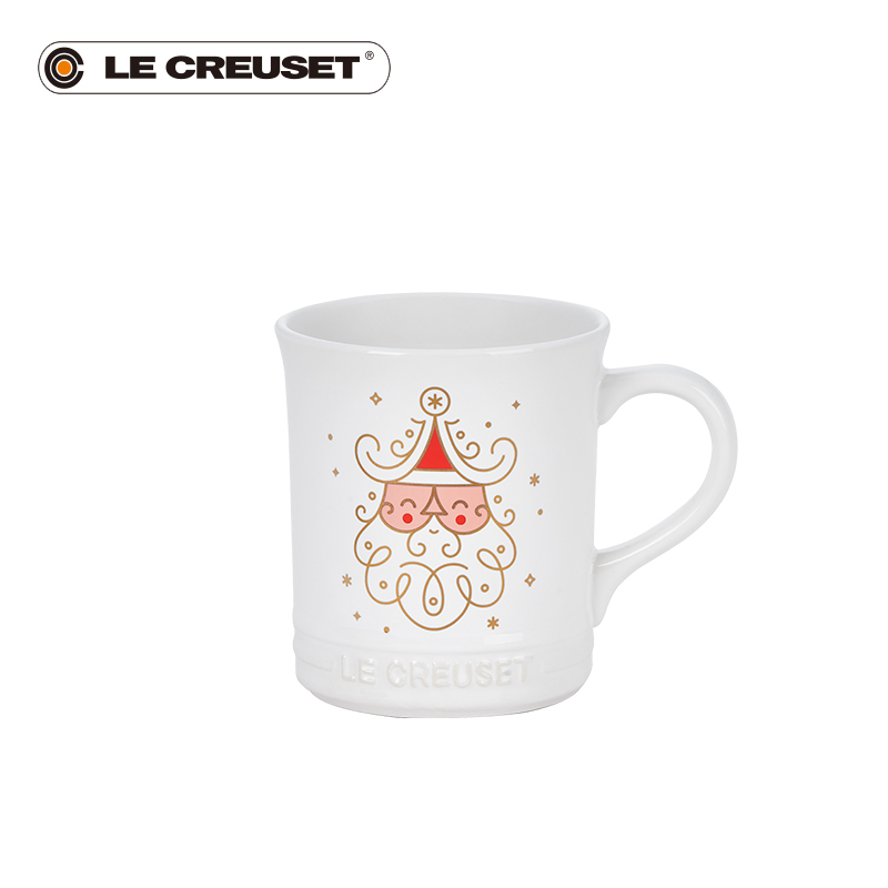 法国 LE CREUSET 酷彩炻瓷 圣诞系列 400ml马克杯 下午茶家用办公