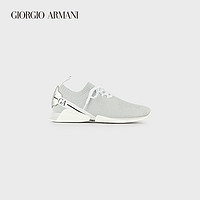 GIORGIO ARMANI/阿玛尼女士商场同款时尚织物系带休闲运动鞋