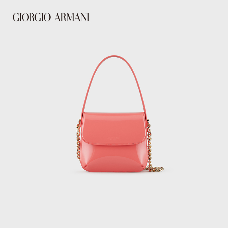 乔治·阿玛尼 GIORGIO ARMANI/阿玛尼秋冬女士la Prima 皮革小号链条包