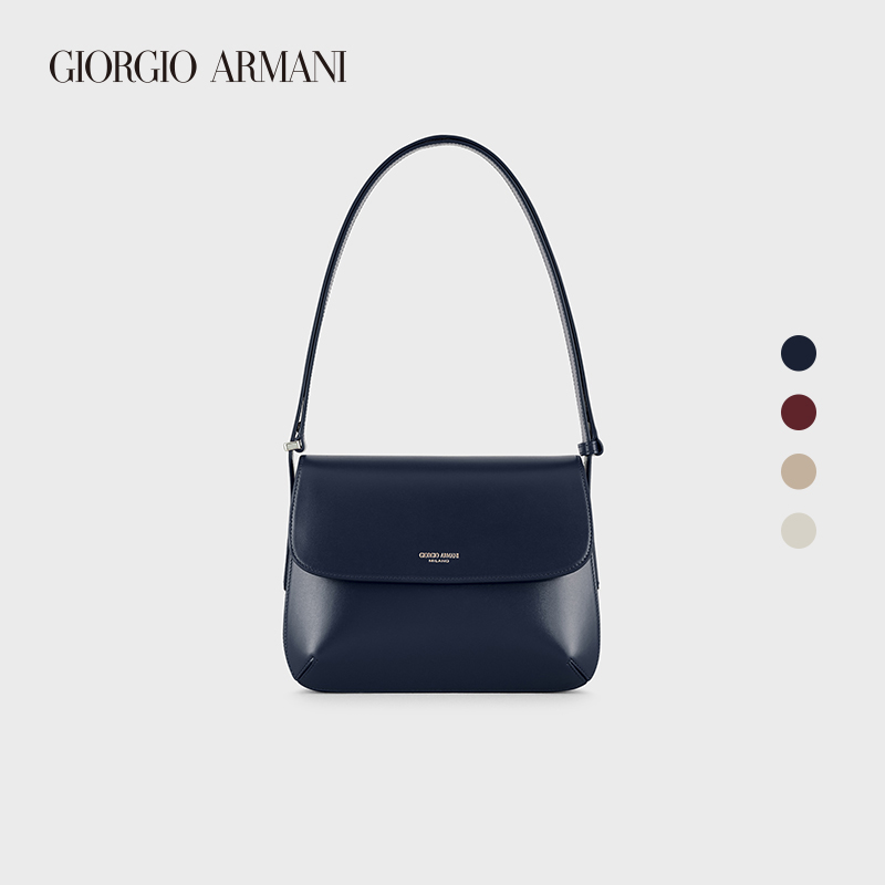 乔治·阿玛尼 GIORGIO ARMANI/阿玛尼秋冬女士la Prima经典系列皮革中号肩背包