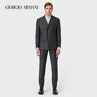 GIORGIO ARMANI/阿玛尼秋冬男士新商务系列标准版型西装套装