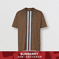 BURBERRY 专属标识条纹棉质T恤衫 80182391