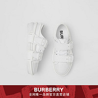 BURBERRY棉质拼皮革 Webb 运动鞋 80295251