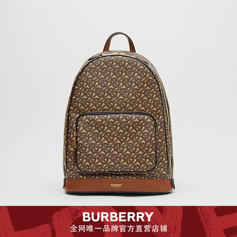 BURBERRY 专属标识皮革双肩包80225431