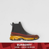 BURBERRY 对比鞋底皮革切尔西靴 80203291