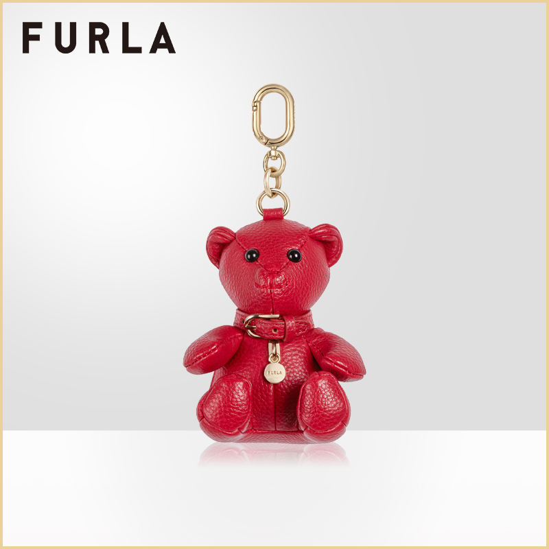 FURLA/芙拉SOFT KEYRING 2020早秋小熊包饰挂件钥匙扣