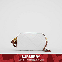 BURBERRY Cube-双色小羊皮斜背半立方包 80379611