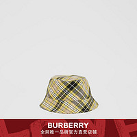BURBERRY 双面两穿格纹功能性羊毛渔夫帽 80369941