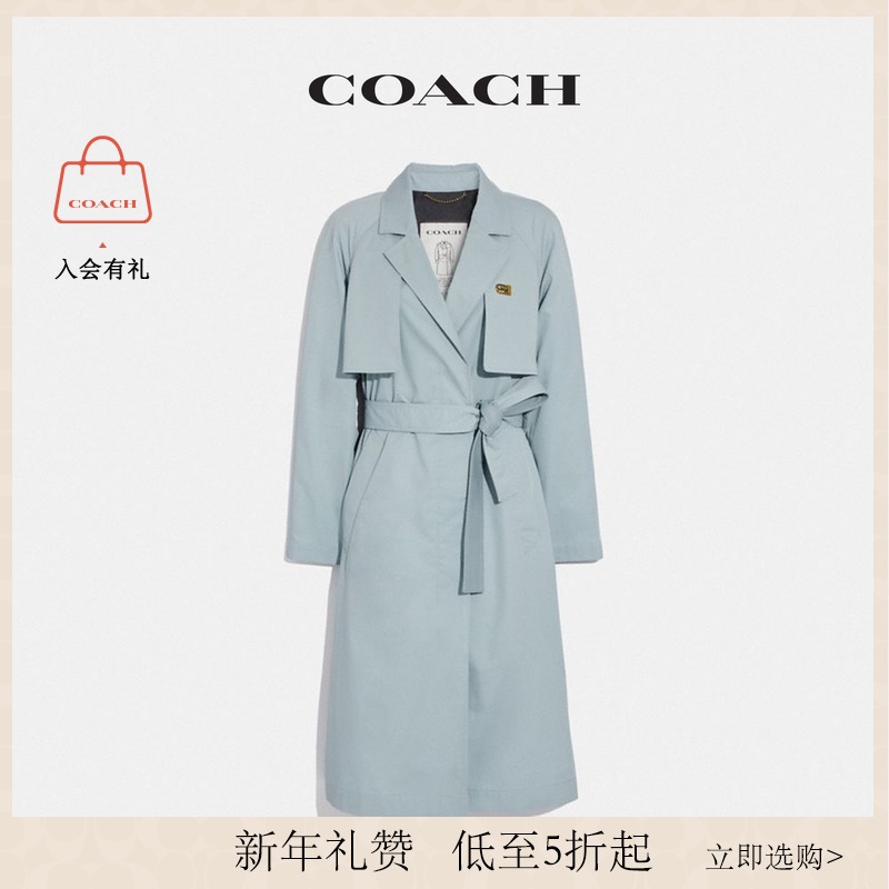 COACH/蔻驰女士简约风衣