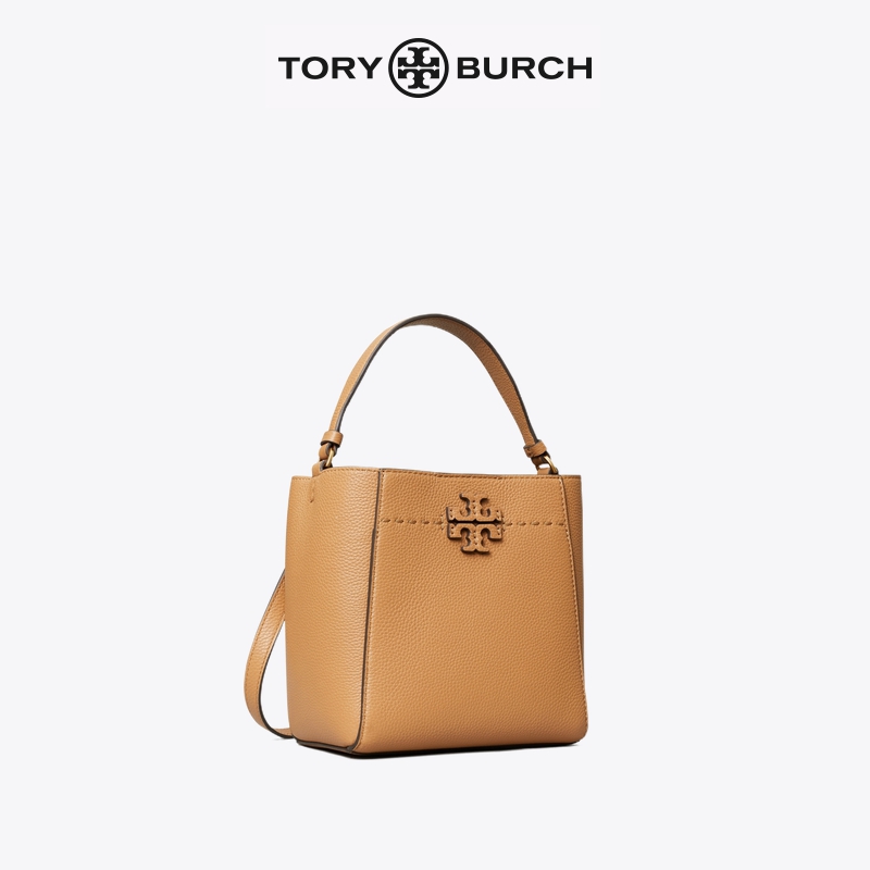 TORY BURCH MCGRAW小号牛皮水桶包 74956