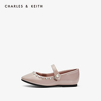 CHARLES&KEITH童鞋CK9-71700060-1半宝石饰儿童玛丽珍鞋