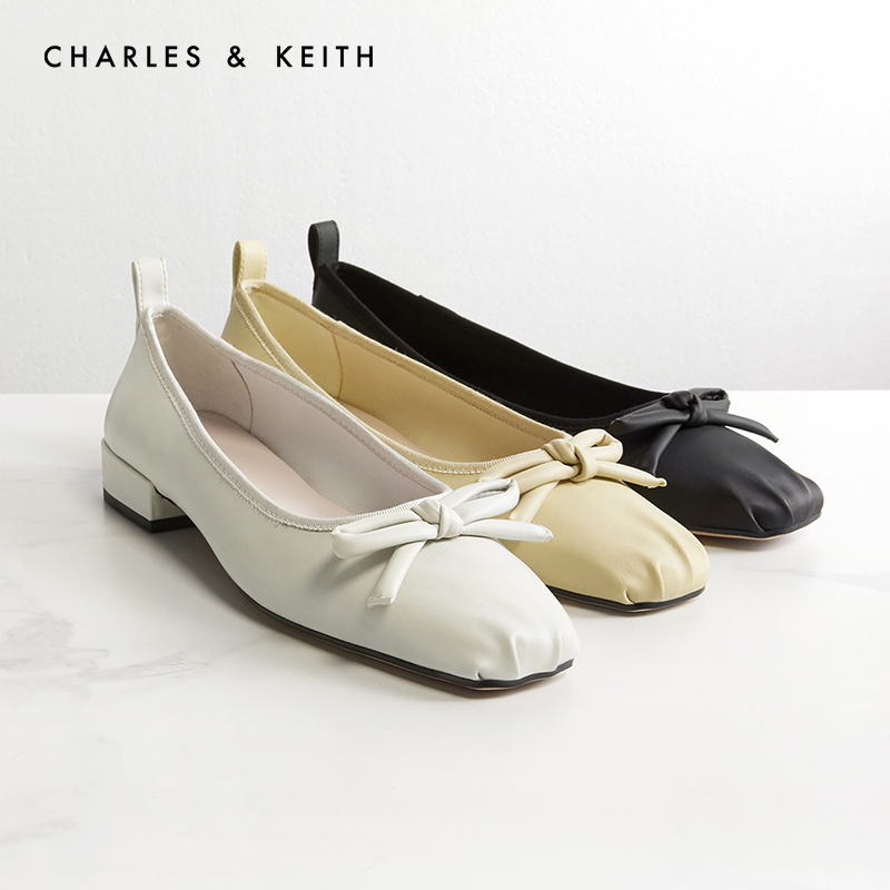 CHARLES&KEITH2021早春新品CK1-70380847女低跟单鞋
